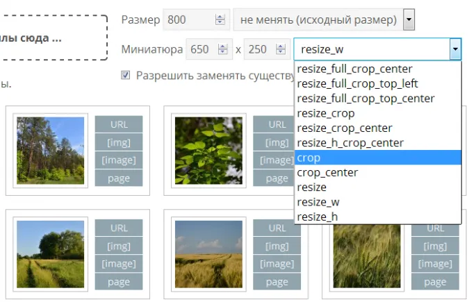 Способы создания миниатюры Способы создания миниатюры
