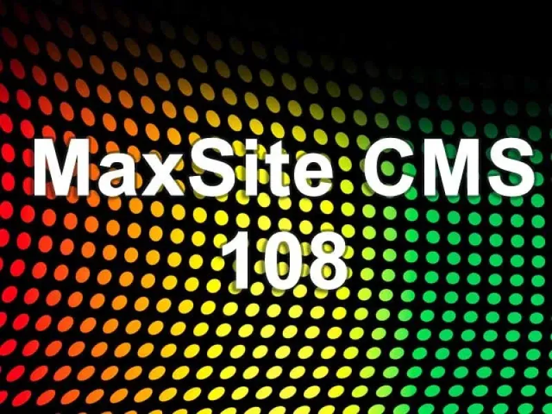 MaxSite CMS 108